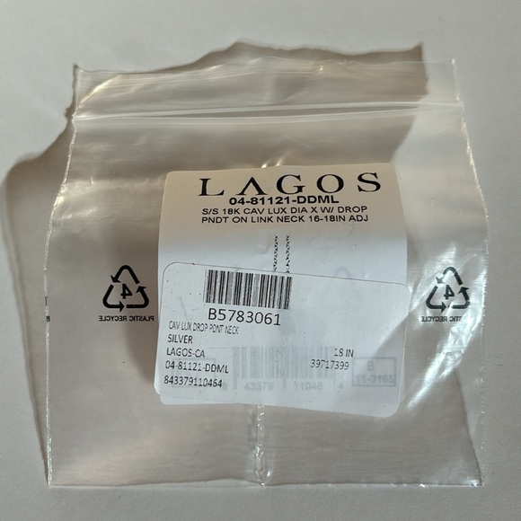 LAGOS Drop X Diamond Pendant Necklace - Picture 15 of 15